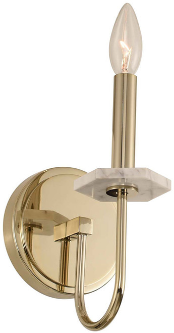 Kalco 304821CG Carrara Champagne Gold Wall Lamp