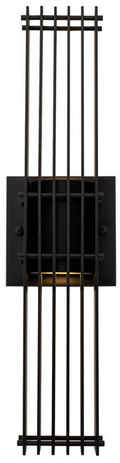 Kalco 404922MB Drew Contemporary Matte Black LED Exterior Wall Lamp