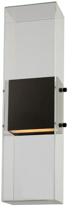 Kalco 405422MB Aria Modern Matte Black LED Wall Sconce Lighting