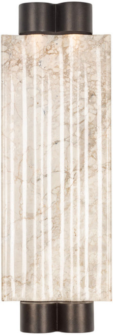 Kalco 409921BZ Pillar Contemporary Bronze LED Outdoor Wall Lighting Fixture