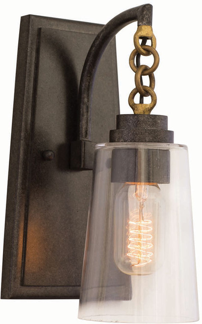 Kalco 504921MI Dillon Contemporary Milled Iron Wall Lighting