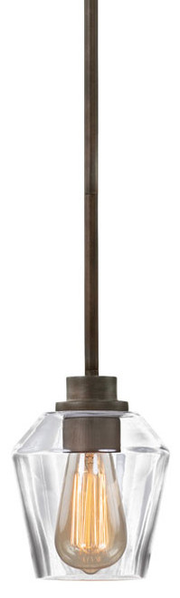 Kalco 508710BS Allegheny Modern Brownstone Mini Pendant Lamp