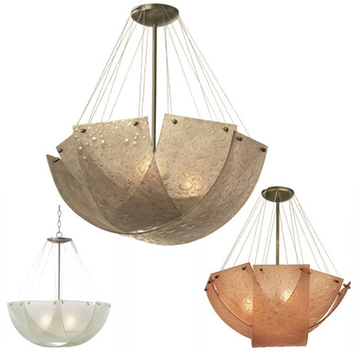 Kalco 5098 Cirrus Satin Nickel 24 inch Pendant Light