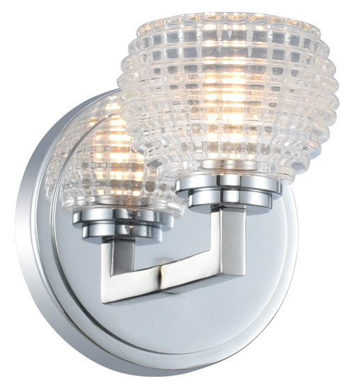 Kalco 510031CH Marina Contemporary Chrome LED Wall Lighting Fixture