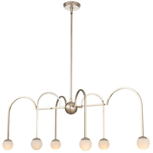 Kalco 512861PN Bistro Modern Polished Nickel LED Kitchen Island Lighting