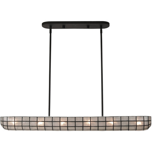 Kalco 514961MB Sanibel Modern Matte Black Kitchen Island Lighting