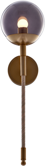 Kalco 519121WB Boba Contemporary Winter Brass LED Wall Lighting Sconce