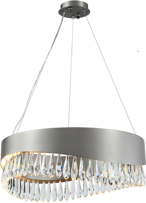 Kanova & Company KCH1101R-26PT Venosa Contemporary Old World Pewter LED Hanging Light Fixture