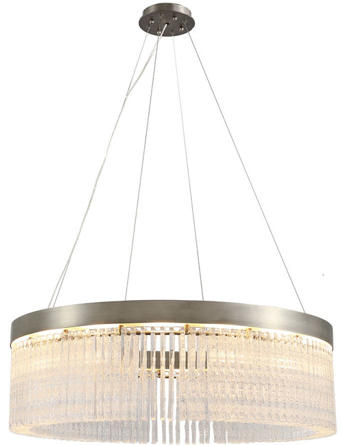 Kanova & Company KCH1104-32 Ranenna Modern Old world Pewter LED Drum Ceiling Light Pendant