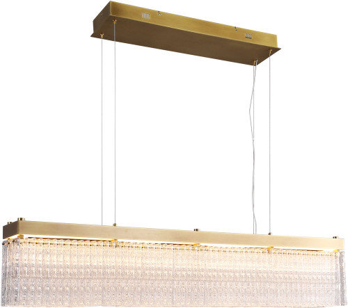Kanova & Company KCH1104L-49BS Ranenna Modern Burnished Brass LED Kitchen Island Lighting