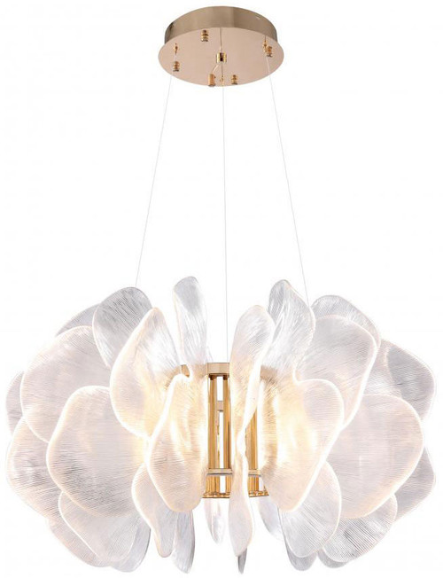 Kanova & Company KCH3201-31 Eleanore Modern Brushed Gold LED Hanging Pendant Light