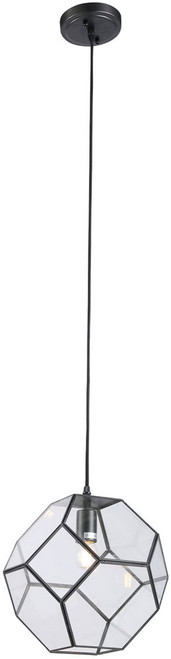 Kanova & Company KPN4103-1 Aurora Prism Contemporary Black Bronze Mini Pendant Lamp