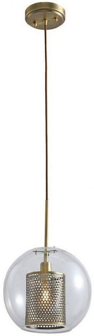 Kanova & Company KPN1116R-1 Fano Modern Rembrandt Brass Mini Ceiling Light Pendant