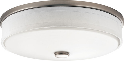 Kichler 10885NILED Brushed Nickel LED Flush Ceiling Light Fixture