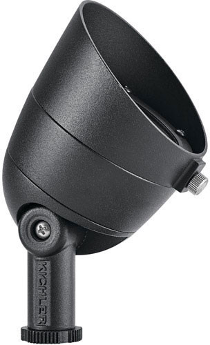 Kichler 16157BKT Landscape LED Contemporary Textured Black LED Outdoor Residential Landscape Lighting 2700K 500 Lumen 35 Degree Flood