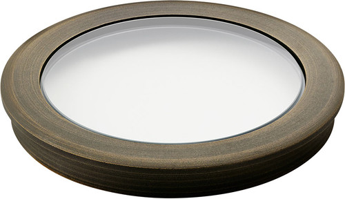 Kichler 16191CBR Modern Centennial Brass Exterior Uni-Sleeve Flat Glass Accessory