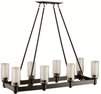 Kichler 2943OZ Circolo Modern Olde Bronze Kitchen Island Lighting