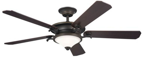 Kichler 300370OZ Rise Olde Bronze w/ Gold Highlights LED 60" Ceiling Fan