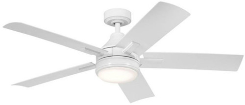 Kichler 310075WH Tide White LED 52" Home Ceiling Fan