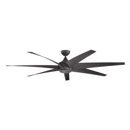 Kichler 310115DBK Lehr Modern Distressed Black Finish Indoor / Outdoor 80 Inch Home Ceiling Fan