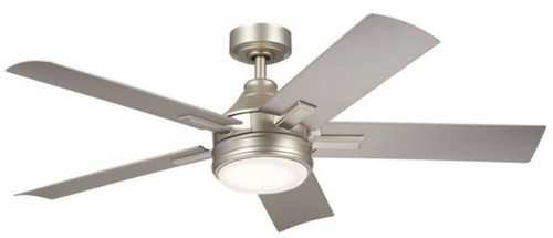 Kichler 310126NI Tide Brushed Nickel LED 52" Home Ceiling Fan
