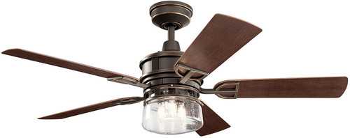 Kichler 310239OZ Lyndon Olde Bronze LED 52" Home Ceiling Fan