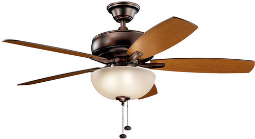 Kichler 330347OBB Terra Oil Brushed Bronze LED 52" Ceiling Fan