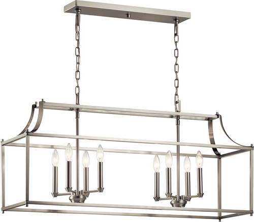 Kichler 42497NI Morrigan Brushed Nickel Island Lighting