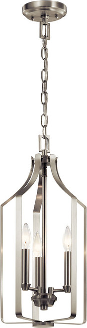 Kichler 42499NI Morrigan Brushed Nickel Foyer Lighting Fixture