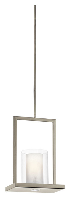 Kichler 42549CLP Triad Classic Pewter 18 Inch Tall Contemporary Pendant Lighting Fixture - Small