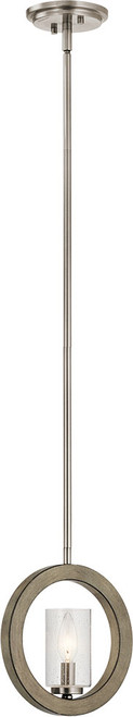 Kichler 43189DAG Grand Bank Contemporary Distressed Antique Gray Mini Hanging Light Fixture