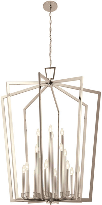 Kichler 43499PN Abbotswell Polished Nickel Lighting Pendant