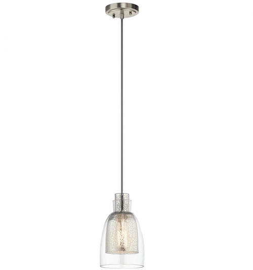 Kichler 43625NI Evie Modern Brushed Nickel Mini Drop Ceiling Lighting