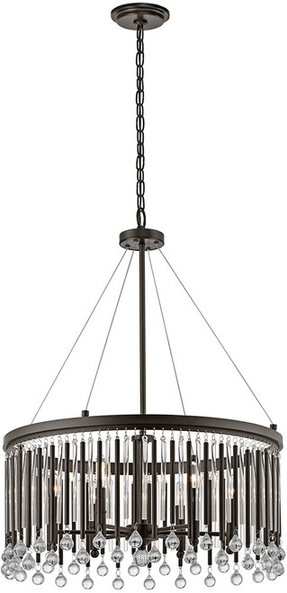 Kichler 43723ESP Piper Contemporary Espresso Drop Ceiling Lighting