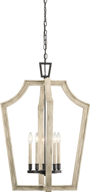 Kichler 44262AVI Botanica Anvil Iron Foyer Lighting