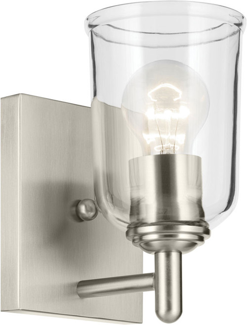 Kichler 45572NICLR Shailene Modern Brushed Nickel Wall Sconce Light