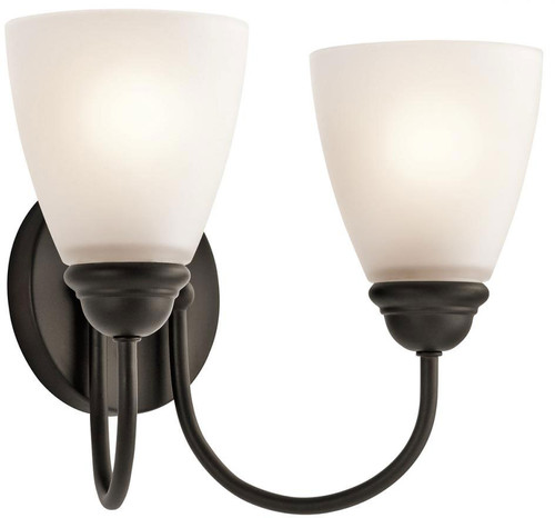 Kichler 45638OZ Jolie Olde Bronze 2-Light Vanity Light Fixture