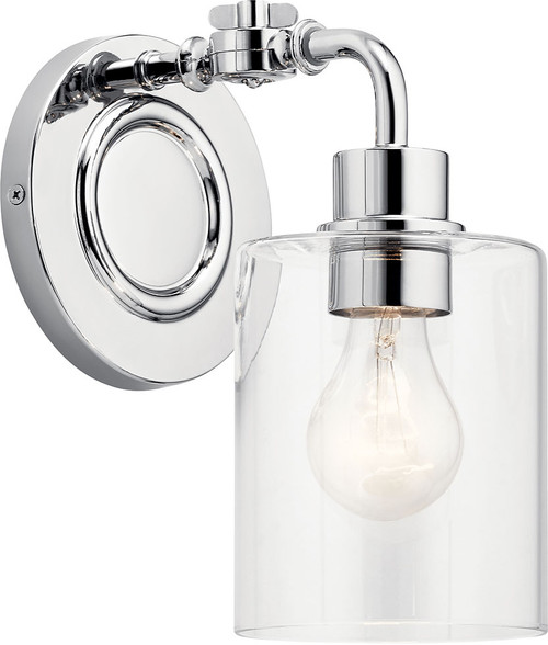 Kichler 45664CH Gunnison Modern Chrome Lighting Sconce