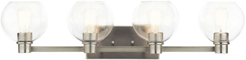 Kichler 45895NI Harmony Modern Brushed Nickel 4-Light Bath Light Fixture