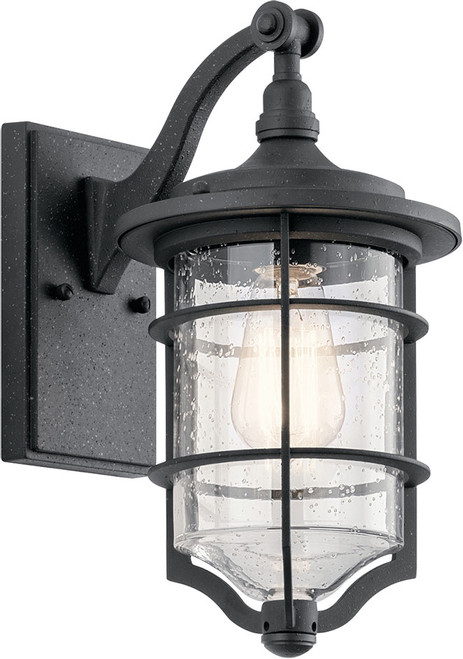 Kichler 49126DBK Royal Marine Distressed Black Outdoor Wall Lamp