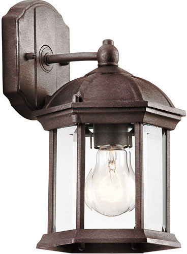 Kichler 49183TZ Barrie Modern Tannery Bronze Outdoor Wall Lighting Fixture