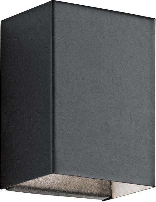 Kichler 49550BKTLED Walden Modern Textured Black LED Outdoor Lighting Wall Sconce