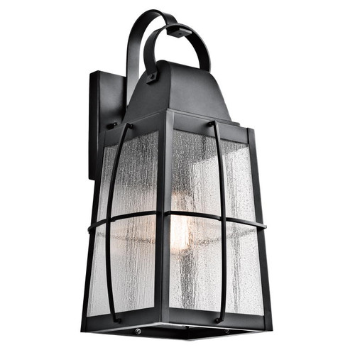Kichler 49554BKT Tolerand Traditional Textured Black Finish 9.5" Wide Outdoor Lamp Sconce