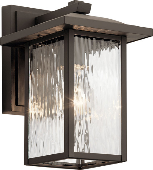 Kichler 49924OZ Capanna Olde Bronze Exterior Wall Light Fixture