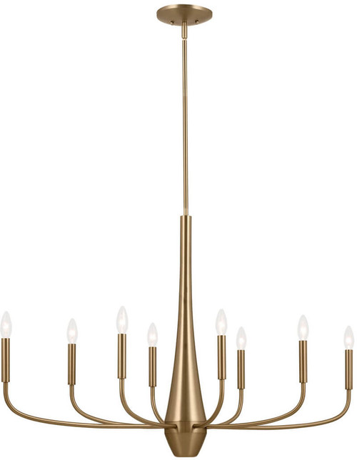 Kichler 52528CPZ Deela Modern Champagne Bronze Ceiling Chandelier