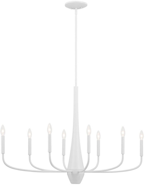 Kichler 52528WH Deela Contemporary White Hanging Chandelier