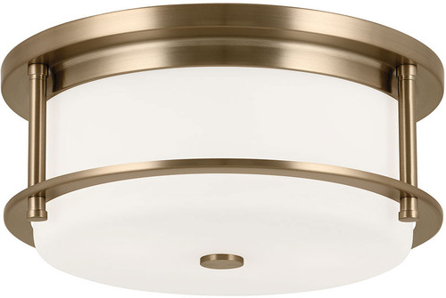 Kichler 52595CPZ Brit Champagne Bronze 12" Ceiling Light Fixture