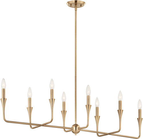 Kichler 52693CPZ Alvaro Modern Champagne Bronze Island Light Fixture