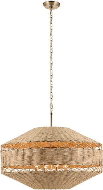 Kichler 52744CPZ Lulo Modern Champagne Bronze Drop Lighting