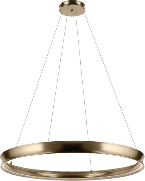 Kichler 52748CPZLED Larousse Modern Champagne Bronze LED Chandelier Light